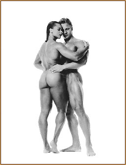Francesco Scavullo original photograph of a male and a female nude