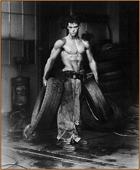 Herb Ritts original photograph of a male seminude