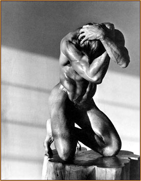 Herb Ritts original photograph of a male nude