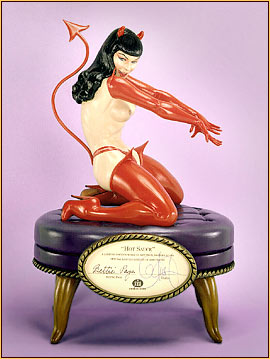 Olivia De Berardinis original statuette of a female seminude
