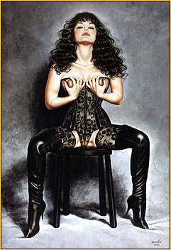 Olivia De Berardinis original giclée of a female seminude